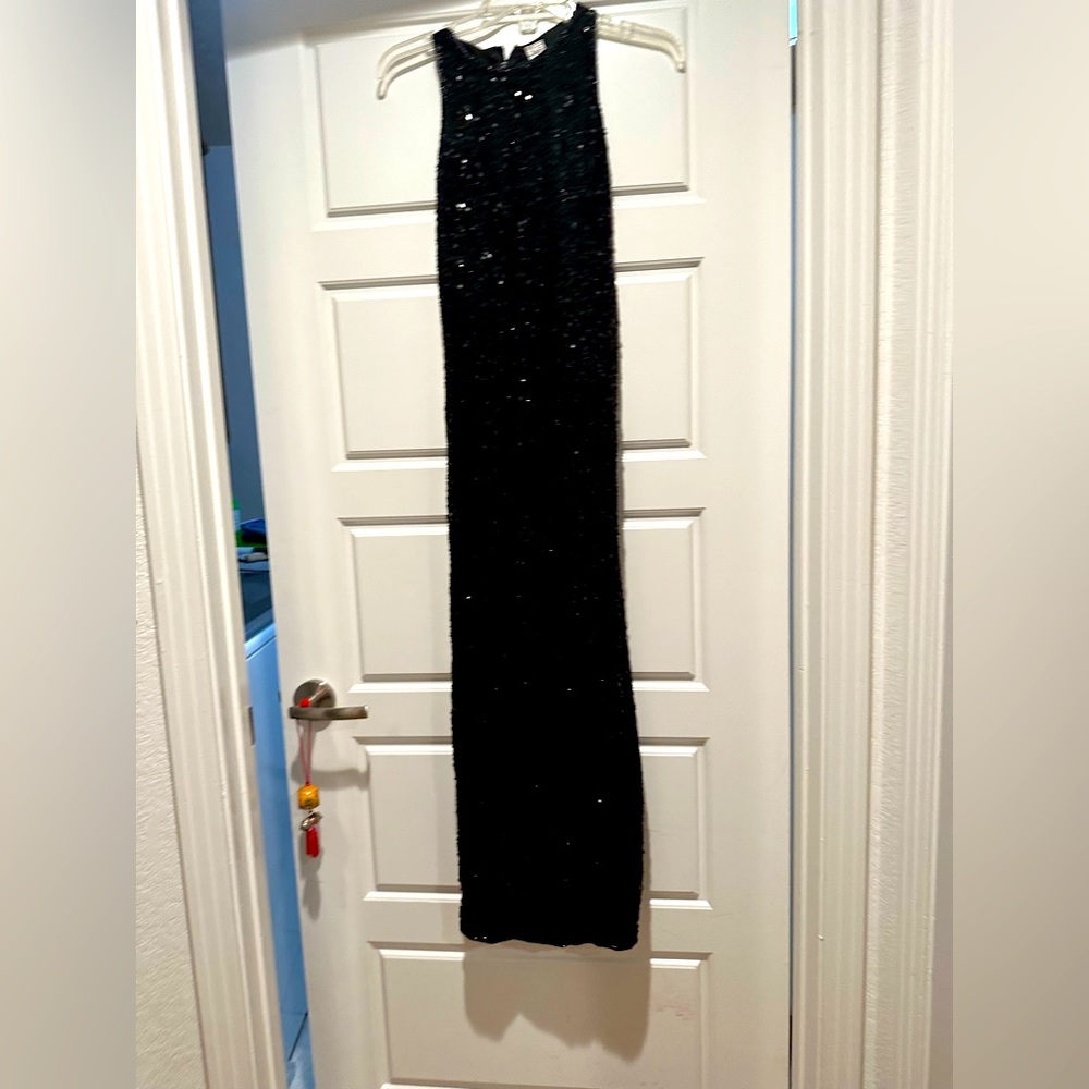 Sequin Black Dress